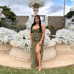 V. Chapman Olive Wedding Dress